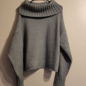 KENDALL + KYLIE  Blue Turtle Neck Sweater